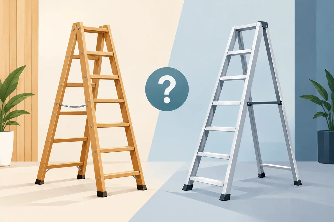 Holzleiter oder Aluminiumleiter - was passt?