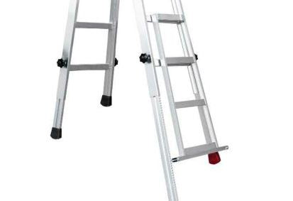 Aufstiegshilfe für Leitern der Größe 2 x 4 und 2 x 5 Stufen